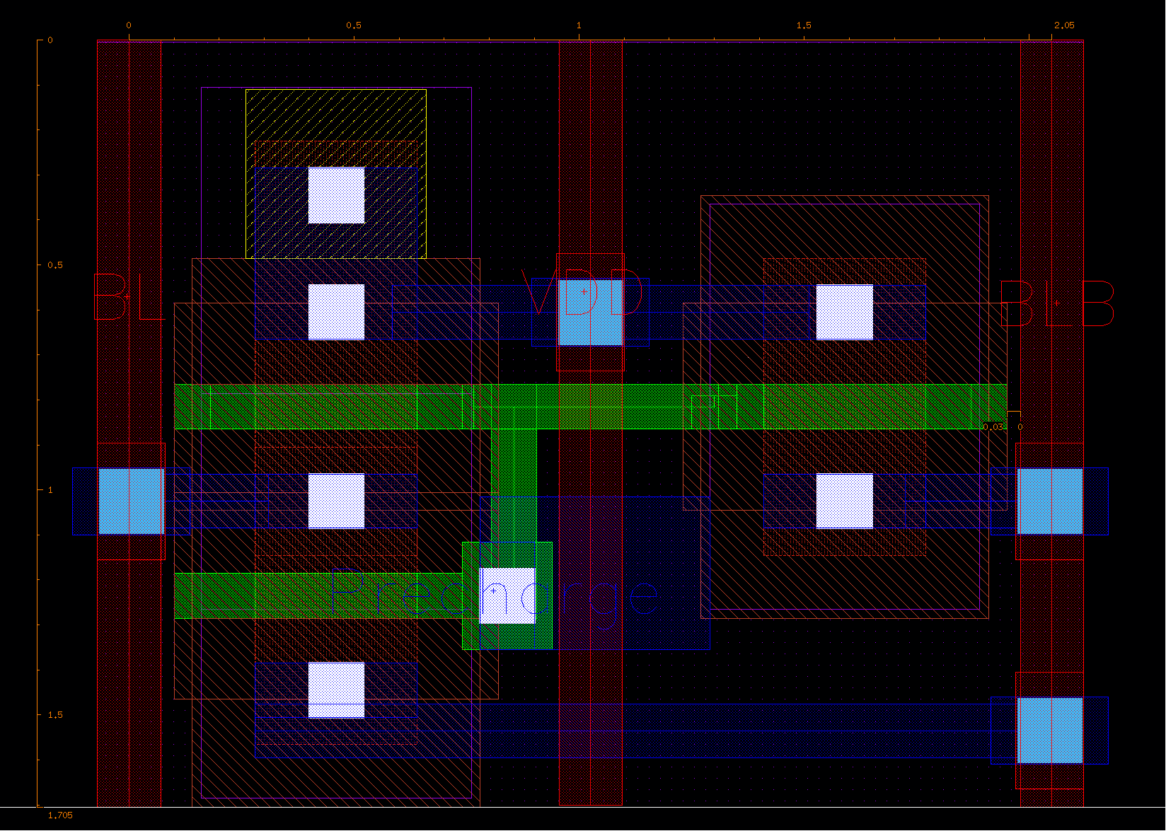 Fig.35 : Precharge Layout